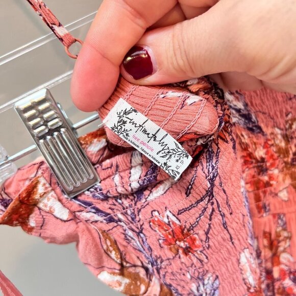 ntimately Free People One Step Ahead Floral Print Halterneck Maxi Dress - Size X - Picture 5 of 9